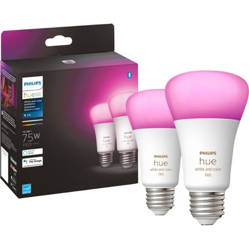 Philips Hue Ampoule White Ambiance, E14, 2 pièces, BT