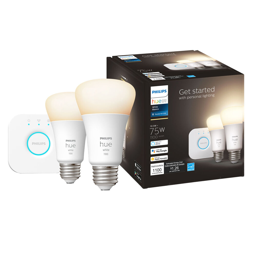 Philips Hue White 2pk Starter Kit with Hue Bridge NYSEG