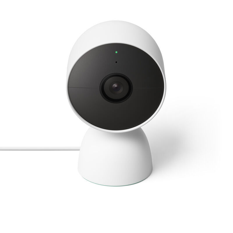 Google Nest Cam 第2世代 ホワイト Google Nest Cam Indoor Security Camera - Wired, Snow, with
